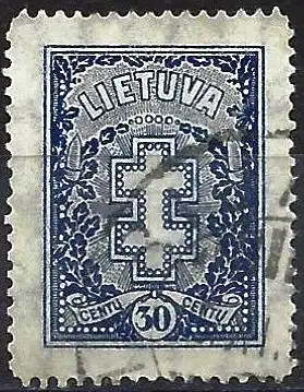Lithuanie 1929 - Mi 290 - YT 286 - Vytis-Kreuz