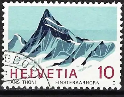 Schweiz 1966 - Mi 842 - YT 775 - Berg Finsteraarhorn