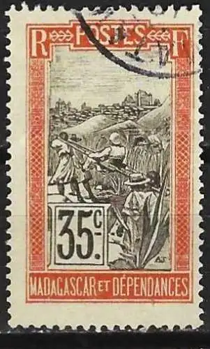 Madagaskar 1908 - Mi 83 - YT 103 - Filanzana