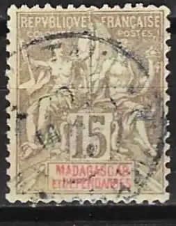 Madagaskar 1900 - Mi 45 - YT 44