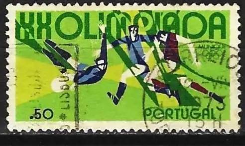 Portugal 1972 - Mi 1172 - YT 1156 - Olympische Spiele München : Fußball