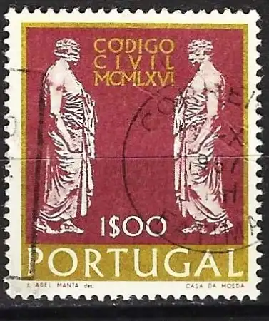Portugal 1967 - Mi 1033 - YT 1014 - Neues Zivilgesetzbuch