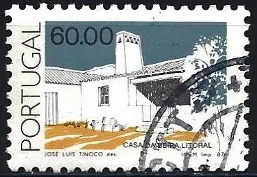 Portugal 1987 - Mi 1715 - YT 1692 - Traditionelles Haus am Beira
