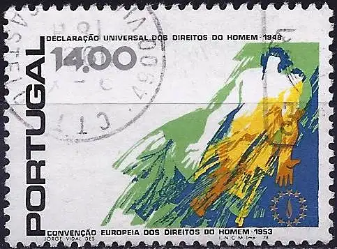 Portugal 1978 - Mi 1422 - YT 1401 - Erklärung der Menschenrechte