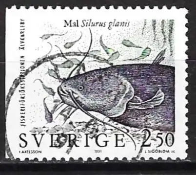 Schweden 1991 - Mi 1649 - YT 1631 - Fisch