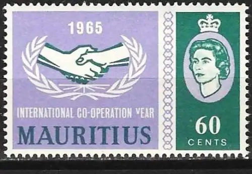 Mauritius 1965 - Mi 286 - YT 284 - Jahr der internationalen Zusammenarbeit - MNH**