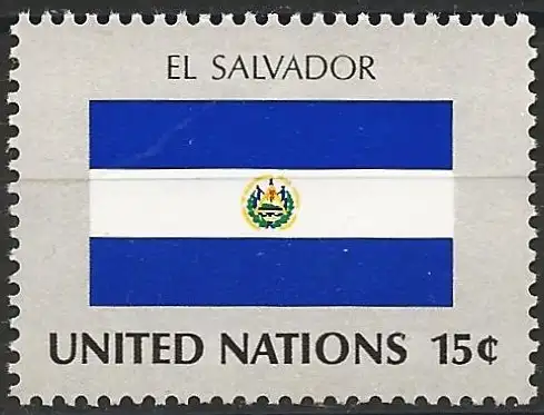 UNO-New York 1980 ( Vereinten Nationen) Mi 359 - YT 327 - Flag von Salvador - MNH**