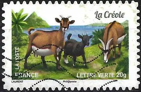 Frankreich 2015 - Mi 6077 - YT Ad 1096 - Fauna : Ziege