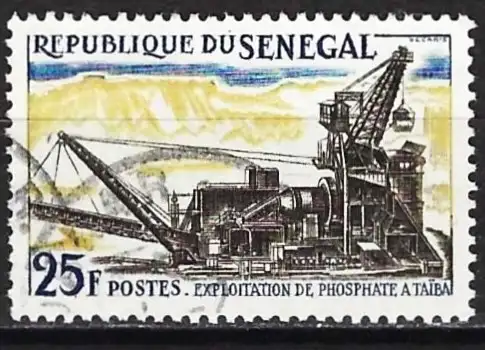 Senegal 1964 - Mi 285 - YT 239 - Kalksteinmine