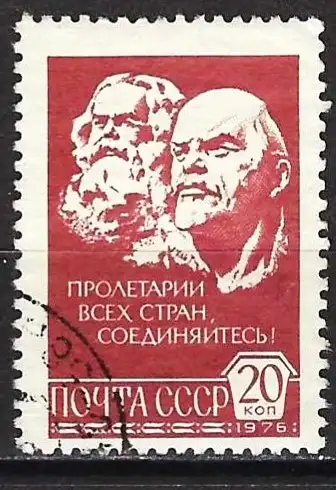 Russland 1976 - Mi 4502 - YT 4270 - Karl Marx und Vladimir Lenin