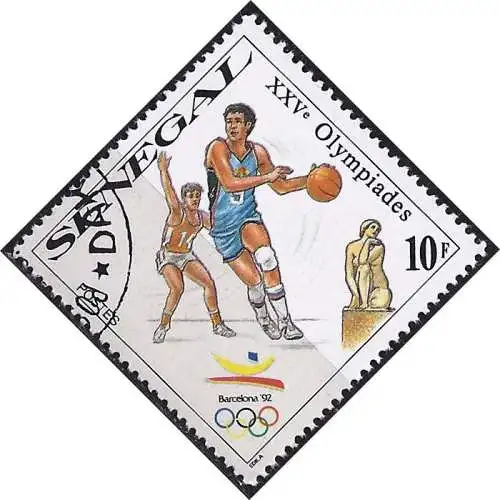 Senegal 1990 - Mi 1065 - YT 815 - Olympische Spiele in Barcelona : Basketball