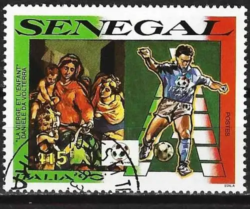 Senegal 1990 - Mi 1081 - YT 861 - Fußballweltmeisterschaft in Italien