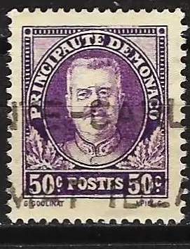 Monaco 1933 - Mi 117 - YT 116 - Prinz Luis II