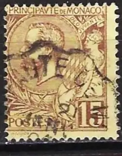 Monaco 1901 - Mi 24 - YT 24 - Prinz Albert I