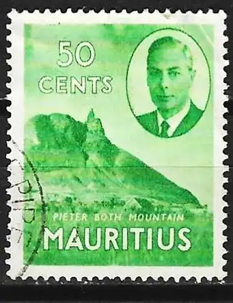 Mauritius 1950 - Mi 237 - YT 235 - Berg Pieter Both