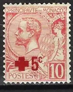 Monaco 1914 - Mi 26 - YT 26 - Fürst Albert I - MH*