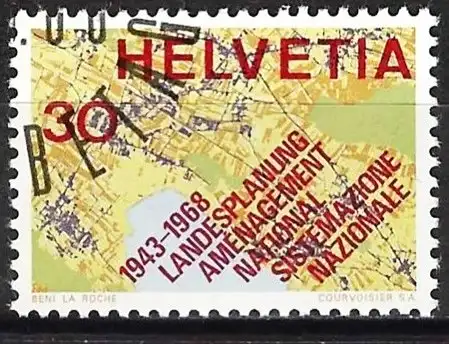 Schweiz 1968 - Mi 889 - YT 813 - Raumplanung