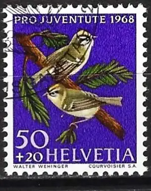 Schweiz 1968 - Mi 894 - YT 827 - Vogel