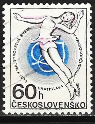 Tschechoslowakei 1973 - Mi 2122 - YT 1967 - Sport : Eiskunstlauf