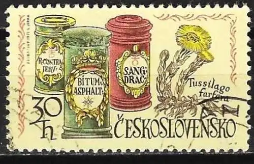 Tschechoslowakei 1971 - Mi 2023 - YT 1870 - Apothekengläser