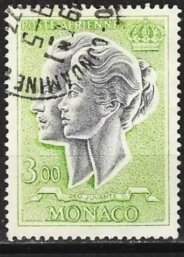 Monaco 1966 - Mi 845 - YT Pa 88 - Prinz Rainier III und Grace Kelly