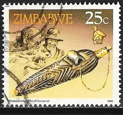 Simbabwe 1990 - Mi 427 - YT 201 - Schnupftabakdose