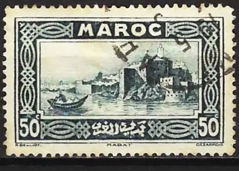 Marokko 1933 - Mi 104 - YT 139 - Rabat : Kasbah Oudaïas