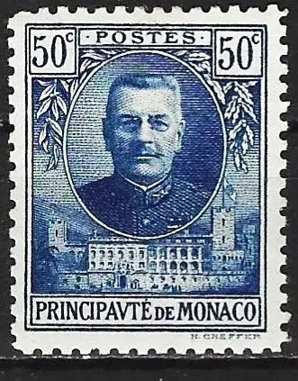 Monaco 1923 - Mi 69 - YT 69 - Prinz Ludwig II - MH*