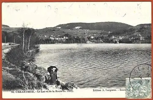 [Ansichtskarte] Frankreich ( Vosges- 88 ) Gerardmer : Der See. 