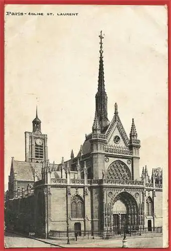 [Ansichtskarte] Frankreich - Paris ( 75 ) Kirche Saint-Laurent /. 