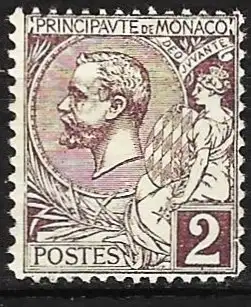 Monaco 1891 - Mi 12 - YT 12 - Prinz Albert I - MH* ( Mit Falz )