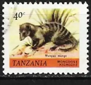 Tansania 1980 - Mi 163A - YT 165 - Tierwelt : Manguste