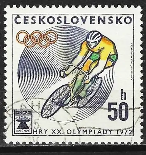 Tschechoslowakei 1972 - Mi 2067 - YT 1911 - Sport : Radsport