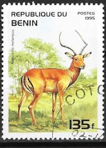 Benin 1995 - Mi 694 - YT 708AC - Wildtiere : Impala Antilope