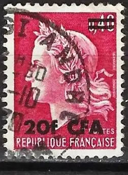 Insel Réunion 1969 - Mi 463 - YT 385 - Marianne von Cheffer