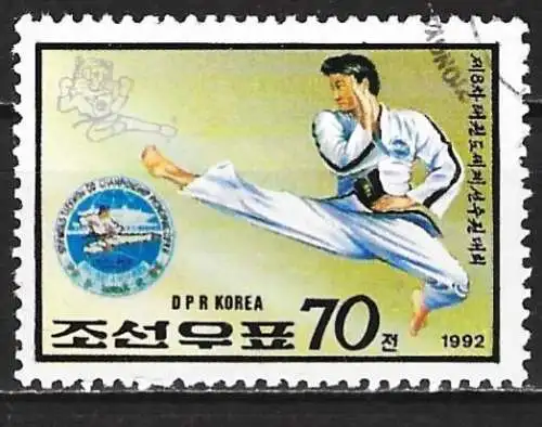 Nordkorea 1992 - Mi 3335 - YT 2333 - Sport : Taekwondo
