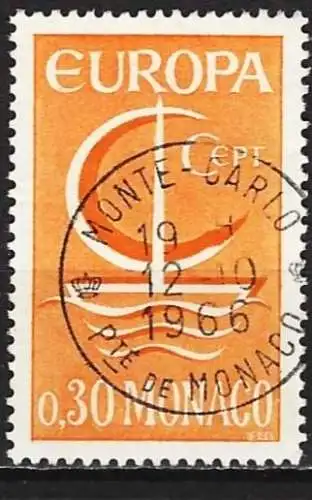 Monaco 1966 - Mi 835 - YT 698 - Europa CEPT