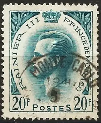 Monaco 1957 - Mi 583 - YT 425A - Principe Rainier III