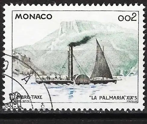 Monaco 1960 - Mi P 60 - YT T 57 - Steamer 