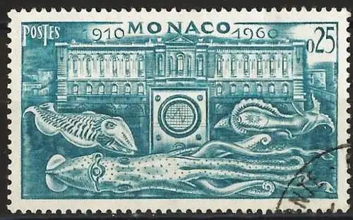 Monaco 1960 - Mi 639 - YT 530 - Tintenfische und Kraken