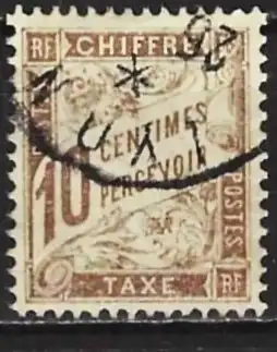 Frankreich 1893 - Mi P 29x - YT T 29 - Diensmarke