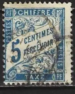 Frankreich 1894 - Mi P 28x - YT T 28 - Diensmarke