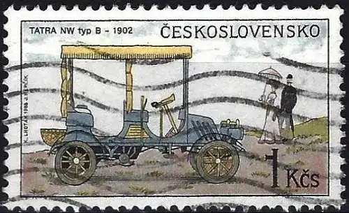 Tschechoslowakei 1988 - Mi 2948 - YT 2758 - Aoto Tatra NW type B