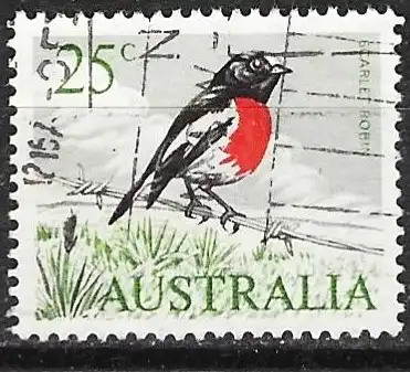 Australien 1966 - Mi 372 I - YT 333 - Vogel : Rotkehlchen