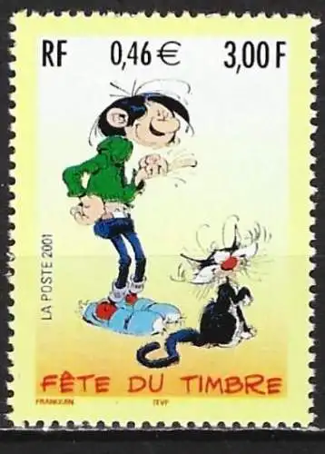 Frankreich 2001 - Mi 3510A - YT 3370 - Comic : Gaston Lagaffe - MNH**