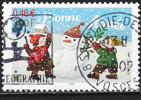 Frankreich 2001 - Mi 3572 - YT 3437 - Frohes neues Jahr