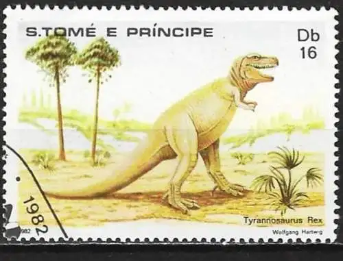 Sao Tomé & Principe 1982 - Mi 781 - YT 698 - Dinosaurier