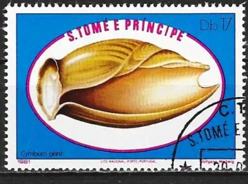 Sao Tomé & Principe 1981 - Mi 685 - YT 631 - Muschel