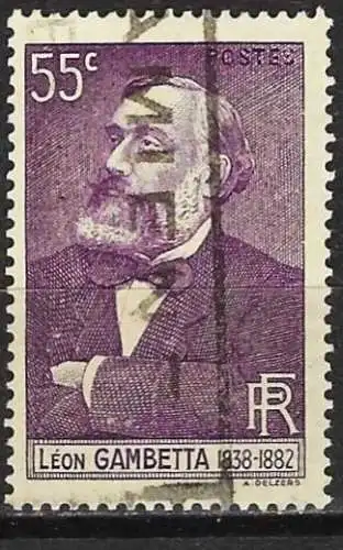Frankreich 1938 - Mi 407 - YT 378 - Léon Gambetta