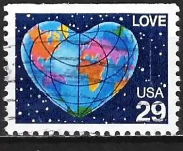 USA 1991 - Mi 2132 Do - YT 1938a - Liebesbotschaft